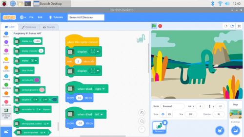 Scratch programming screenshot
